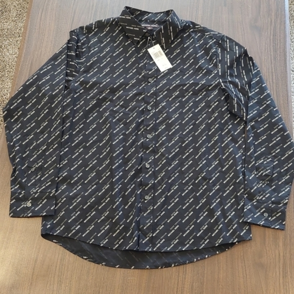 Michael Kors‎  men's dress shirt Size Large
